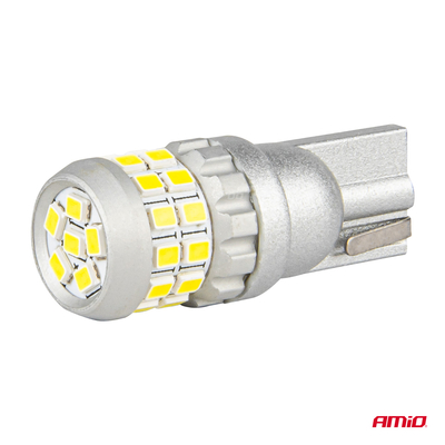 ΛΑΜΠΑΚΙΑ T10 W5W 12V/24V LED CAN-BUS 30xSMD 2016 ΛΕΥΚΟ 5500K ΑΜΙΟ - 2 ΤΕΜ.