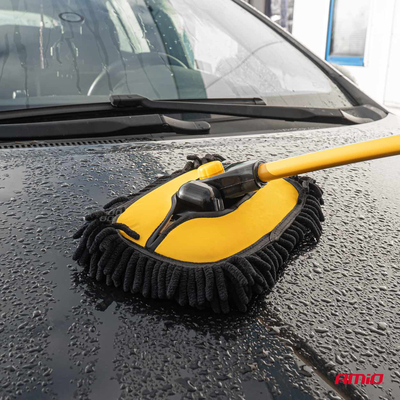 ΒΟΥΡΤΣΑ ΚΑΘΑΡΙΣΜΟΥ ΜΕ ΤΗΛΕΣΚΟΠΙΚΟ ΚΟΝΤΑΡΙ 46-100cm & 3 ΠΑΝΑΚΙΑ ΚΑΘΑΡΙΣΜΟΥ ΜΙΚΡΟΦΙΜΠΡΑ  ΑΜΙΟ - 1 ΤΕΜ.