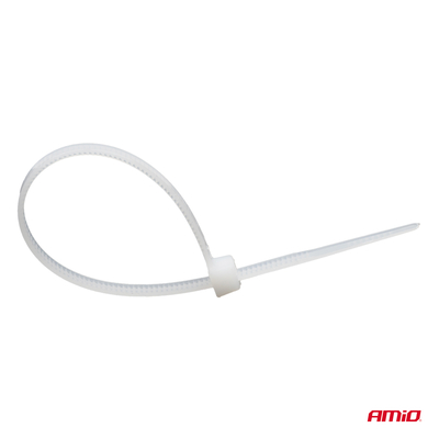 ΔΕΜΑΤΙΚΑ/ΔΕΤΙΚΑ ΚΑΛΩΔΙΩΝ TIE WRAP (ΤΑΙΡΑΠ) 2.5 x 150mm (ΛΕΥΚΟ)  ΑΜΙΟ - 100 ΤΕΜ.