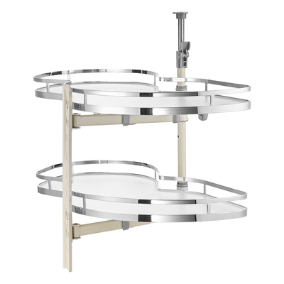 VEVOR 2 Tier Swing Αριστερή τυφλή γωνία ντουλάπι έλξης προς τα έξω Soft Close Organizer