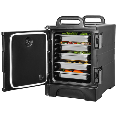 VEVOR Insulated Food Carrier Stackable Catering Dishbox 81QT Chafing Dish