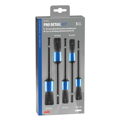 ΠΙΝΕΛΑ/ΒΟΥΡΤΣΑΚΙΑ ΛΕΠΤΟΜΕΡΟΥΣ ΚΑΘΑΡΙΣΜΟΥ Φ22/25/27/30/34mm ΜΑΥΡΑ ΣΕΤ LAMPA - 5 ΤΕΜ.