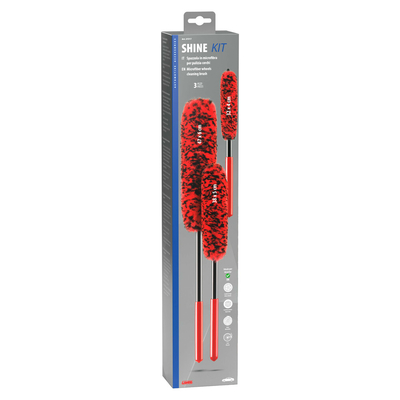 ΒΟΥΡΤΣΕΣ ΠΛΥΣΙΜΑΤΟΣ SHINE ΓΙΑ ΖΑΝΤΕΣ/ΤΑΣΙΑ ΜΙΚΡΟΦΙΜΠΡΑ (S) 32x4cm / (M) 38x5cm / (L) 47x6cm ΣΕΤ LAMPA - 3 ΤΕΜ.