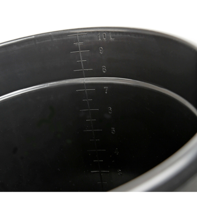 ΚΟΥΒΑΣ ΠΛΑΣΤΙΚΟΣ ΜΕ ΧΕΡΟΥΛΙ BUCKY 10L ΜΑΥΡΟΣ LAMPA - 1 ΤΕΜ.