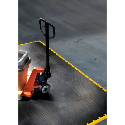 ΠΑΖΛ ΔΑΠΕΔΟΥ / ΑΝΤΙΟΛΙΣΘΗΤΙΚΟΣ ΤΑΠΗΤΑΣ PVC ΣΥΝΕΡΓΕΙΟΥ 500x500x8mm ΣΕ ΜΑΥΡΟ ΧΡΩΜΑ LAMPA - 1 ΤΕΜ.