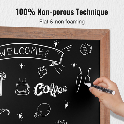 VEVOR Μαγνητικός πίνακας κιμωλίας, κρεμαστές πινακίδες μηνυμάτων με κιμωλίες και γόμα, vintage ξύλινη πινακίδα μαυροπίνακα, ρουστίκ καφέ πλαίσιο και σύνθετοι πίνακες ανακοινώσεων, 30&quot;x20&quot;, Κουζίνα, Διακόσμηση σπιτιού, Γάμος