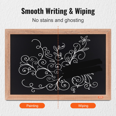 VEVOR Μαγνητικός πίνακας κιμωλίας, κρεμαστές πινακίδες μηνυμάτων με κιμωλίες και γόμα, vintage ξύλινη πινακίδα μαυροπίνακα, ρουστίκ καφέ πλαίσιο και σύνθετοι πίνακες ανακοινώσεων, 30&quot;x20&quot;, Κουζίνα, Διακόσμηση σπιτιού, Γάμος