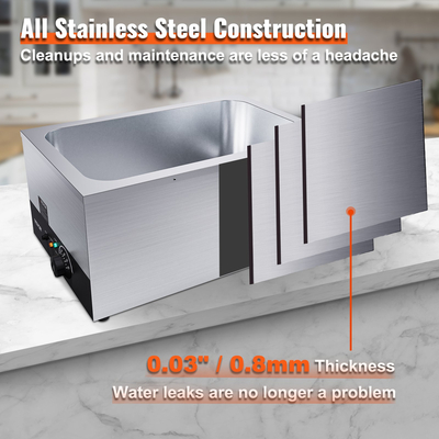 Εμπορικός ηλεκτρικός ζεστός μπουφές τροφίμων 24Μπαϊν Μαρί