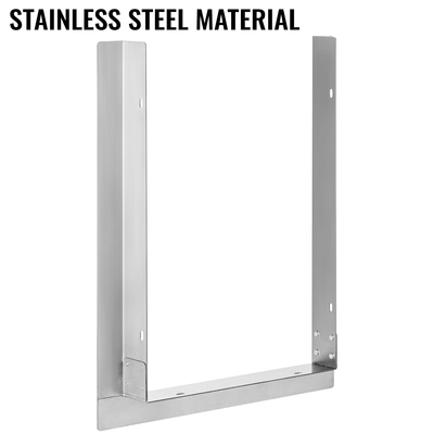 Πλαίσιο φινιρίσματος εξωτερικού χώρου VEVOR, φινίρισμα πλαισίου 12,2 x 18 ιντσών, πλαίσιο μπάρμπεκιου εξωτερικού χώρου από ανοξείδωτο χάλυβα για καυστήρα διπλής όψης, πλαίσιο φινιρίσματος γκριλ, κατάλληλο για εξωτερική κουζίνα και νησί μπάρμπεκιου