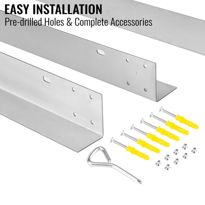 Πλαίσιο φινιρίσματος εξωτερικού χώρου VEVOR, φινίρισμα πλαισίου 12,2 x 18 ιντσών, πλαίσιο μπάρμπεκιου εξωτερικού χώρου από ανοξείδωτο χάλυβα για καυστήρα διπλής όψης, πλαίσιο φινιρίσματος γκριλ, κατάλληλο για εξωτερική κουζίνα και νησί μπάρμπεκιου