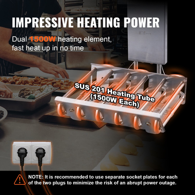 Εμπορική ηλεκτρική βαθιά τηγανιτή βαθιά τηγανιτή μηχανή με τις διπλές δεξαμενές 6000Λεπτομέρειες: