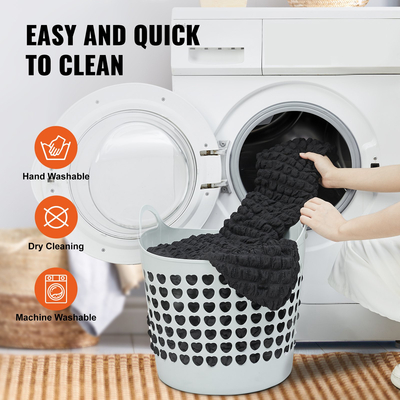 VEVOR 4 ΤΕΜ Μαύρα Stretch Spandex Πτυσσόμενα καλύμματα καρέκλας, Universal Εφαρμοσμένο κάλυμμα καρέκλας με φούστα, Αφαιρούμενα πλενόμενα προστατευτικά καλύμματα, για γάμους, γιορτές, συμπόσιο, πάρτι, γιορτή, δείπνο