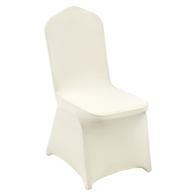 VEVOR 30PCS Ivory White Stretch Spandex Πτυσσόμενα καλύμματα καρέκλας, Universal Εφαρμοσμένο κάλυμμα καρέκλας, Αφαιρούμενα πλενόμενα προστατευτικά καλύμματα, για γάμους, γιορτές, δεξιώσεις, πάρτι, γιορτές, δείπνο