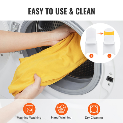 VEVOR 100 PCS Golden Yellow, Stretch Spandex Chair Sashes, Chair Slipcover and Stretch Chair Sash with Στρογγυλή πόρπη, Ελαστικές ταινίες καρέκλας, Εφαρμογή γάμου, Γιορτές, Δείπνο, Διακόσμηση καρέκλας πάρτι