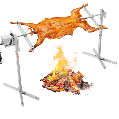 VEVOR 56&quot; Electric BBQ Rotisserie Grill Kit Γκριλ από ανοξείδωτο ατσάλι 132 λίβρες Χοιρινό Αρνί