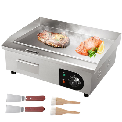 VEVOR 3000W 21&quot; Εμπορική Ηλεκτρική πλάκα ψησίματος πάγκου με επίπεδη κορυφή