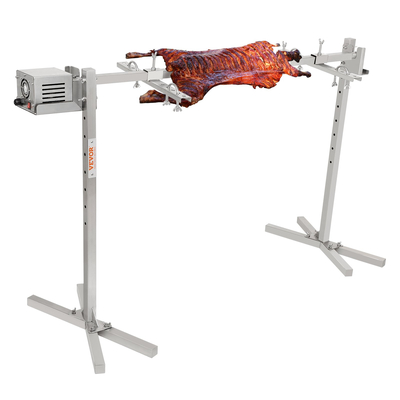 VEVOR 46&quot; Electric BBQ Rotisserie Grill Kit Γκριλ από ανοξείδωτο ατσάλι 132 λίβρες Χοιρινό Αρνί