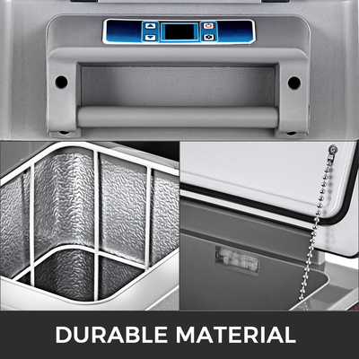 VEVOR Car Refrigerator 55L Compressor Portable Μικρό Ψυγείο Αυτοκινήτου Ψυγείο Καταψύκτης Vehicle Car Truck RV Boat Mini Electric Cooler for Driving Travel Fishing Outdoor and Home