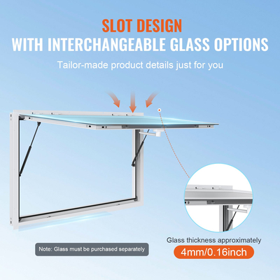 VEVOR 60&quot; L x 36&quot; W Concession Stand Παράθυρο Σερβιρίσματος Food Truck Service Τέντα