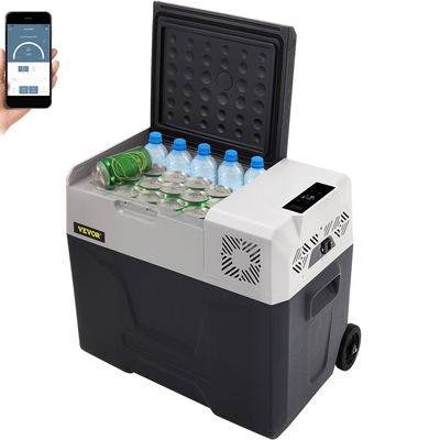 VEVOR Car Refrigerator 50L Compressor Portable Μικρό Ψυγείο Αυτοκινήτου Ψυγείο Καταψύκτης Vehicle Car Truck RV Boat Mini Electric Cooler for Driving Travel Fishing Outdoor and Home