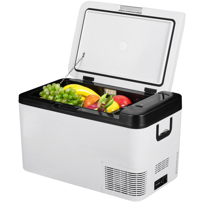 Ψυγείο VEVOR 12 Volt, 22Qt, Ψυγειοκαταψύκτης αυτοκινήτου διπλής ζώνης με έλεγχο εφαρμογής &amp; τροχούς, 12/24V DC &amp; 100-240V AC Ηλεκτρικός συμπιεστής ψύκτη για φορτηγά οχήματα RV σκάφος σε εξωτερικούς χώρους &amp; οικιακή χρήση