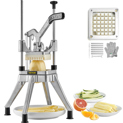 VEVOR Εμπορικός κόφτης λαχανικών φρούτων 1/2″ Blade Heavy Duty Professional Food Dicer Kattex Κόφτης τηγανιτός Κόφτης κρεμμυδιού Ανοξείδωτος χάλυβας για πιπεριές ντομάτας Μανιτάρι πατάτας, κομματάκι