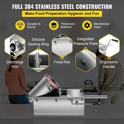 Horizontal Sausage Stuffer Manual Sausage Stuffing Machine 3L από ανοξείδωτο χάλυβα