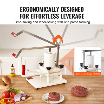 Εμπορική πρέσα μπιφτέκι Εμπορική μηχανή μπιφτέκι για χάμπουργκερ 4,3 ιντσών