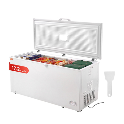 VEVOR Chest Freezer 17,2 cu.ft / 488 L Large Deep Freezer &amp; 4 αφαιρούμενα καλάθια