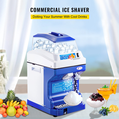 VEVOR Commercial Ice Shaver 441 LBS/H Ice Shaving Capacity, Ice Shaving Machine with 11 LBS Hopper, Ice Shaver Machine Electric 300W Snow Cone Maker 320 RPM Ταχύτητα περιστροφής, Shaved Ice Maker Machine