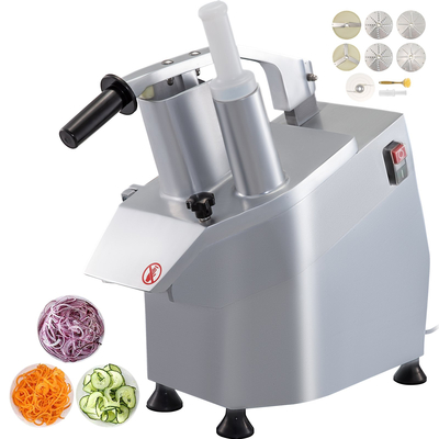 Vegetable Cutter Εμπορική Κουζινομηχανή 6 Δίσκοι Κοπής Επεξεργαστής Λαχανικών