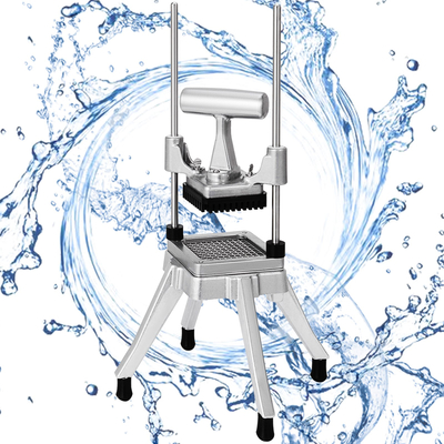 Επαγγελματικός κόφτης λαχανικών VEVOR 1/4-ίντσας Επαγγελματικός κόφτης λαχανικών από ανοξείδωτο ατσάλι Εμπορικός κόφτης λαχανικών με λαβή &amp; αντιολισθητικά πόδια Εμπορικός κόφτης τροφίμων για πατάτες Κρεμμύδια Καρότα Ντομάτες