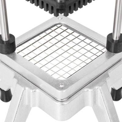 Εμπορικός κόφτης λαχανικών VEVOR 3/8 ιντσών Εμπορικός κόφτης λαχανικών από ανοξείδωτο ατσάλι Εμπορικός κοπτήρας λαχανικών με λαβή &amp; αντιολισθητικά πόδια Εμπορικός κόφτης τροφίμων για πατάτες Κρεμμύδια Καρότα Ντομάτες