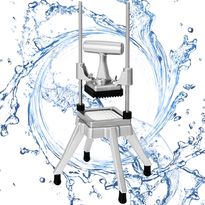 Εμπορικός κόφτης λαχανικών VEVOR 3/8 ιντσών Εμπορικός κόφτης λαχανικών από ανοξείδωτο ατσάλι Εμπορικός κοπτήρας λαχανικών με λαβή &amp; αντιολισθητικά πόδια Εμπορικός κόφτης τροφίμων για πατάτες Κρεμμύδια Καρότα Ντομάτες