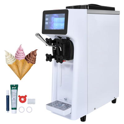 Παγωτομηχανή VEVOR Soft Serve Παγωτομηχανή 10L/H Yield Single Flavor Πάγκος