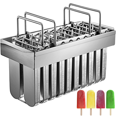 Καλούπια παγωτού VEVOR Stainless Steel 304 Καλούπια από ανοξείδωτο ατσάλι, 20 τεμ.