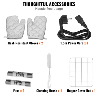 VEVOR Electric Oil Press Machine, 850W Μηχάνημα εξαγωγής λαδιού από ανοξείδωτο χάλυβα, 0-300℃ / 32 - 572 ℉ Ρυθμιζόμενη θερμοκρασία, Hot Press Oil Expeller για συμπίεση φιστικιών, σουσάμι, κραμβόσπορο, σπόρους τσαγιού