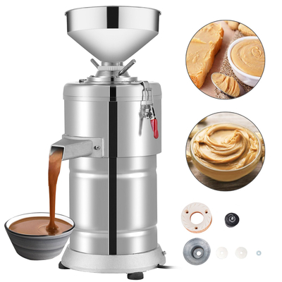 VEVOR Peanut Butter Maker 1100W Commercial Peanut Butter Maker 15 Kg/h Electric Peanut Butter Maker 2850 r/Min Peanut Butter Maker Μηχανή παρασκευής φυστικοβούτυρου από ανοξείδωτο χάλυβα για διάφορους ξηρούς καρπούς