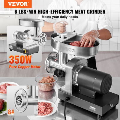 VEVOR Εμπορική Ηλεκτρική Κρεατομηχανή 6 Lbs/Min Κουζίνα Λουκάνικα