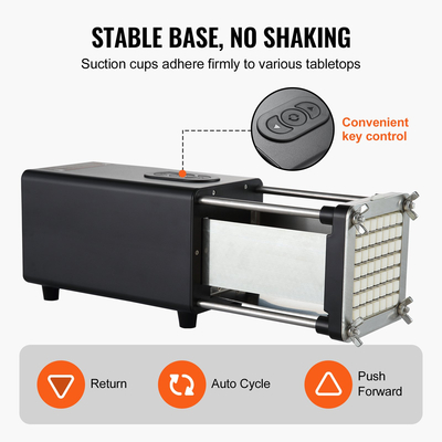 Ηλεκτρικός κόφτης τηγανιτών VEVOR Κόφτης λαχανικών από ανοξείδωτο ατσάλι