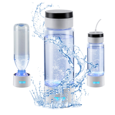 VEVOR Hydrogen Bottle Water Generator, 380 ml / 13,4 oz Capacity Portable Hydrogen Water Maker, SPE Technology Hydrogen Rich Water Ionizer Machine με ρινικό σωλήνα εισπνοής και αυτοκαθαριζόμενο