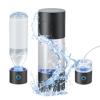 VEVOR Hydrogen Bottle Water Generator, 230 ml / 8,1 oz Capacity Portable Hydrogen Water Maker, SPE Technology Hydrogen Rich Water Ionizer Machine με ρινικό σωλήνα εισπνοής και αυτοκαθαριζόμενο