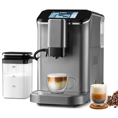 Πλήρως αυτόματη μηχανή εσπρέσο VEVOR 20 Bar με Auto Milk Frother &amp; Grinder