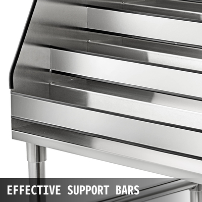 Ράφι 12&quot; ράφι κρασιού για μπουκάλια για ποτά από ανοξείδωτο ατσάλι 5 επιπέδων βάσης αποθήκευσης