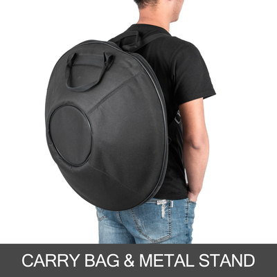 Προηγμένο τηγάνι χεριών σε δευτερεύουσες 9 νότες Ατσάλινο τύμπανο χεριών Μαλακή τσάντα χεριών (22&quot; (56εκ.), Καφέ (δ δευτερεύουσες) 9 νότες (δ δευτερεύουσες) 9 νότες (δ δευτερεύουσες)