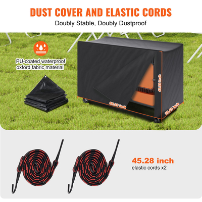 VEVOR Πτυσσόμενο καρότσι καρέκλας, φορητή στοιβαζόμενη καρέκλα μονής στρώσης, καρότσι με ράφι αποθήκευσης με χωρητικότητα 265 λίβρες για αποθήκευση 42 καρέκλες, θήκη για σιδερένιες καρέκλες βαρέως τύπου με 4 τροχούς, 2 ελαστικά κορδόνια, κάλυμμα