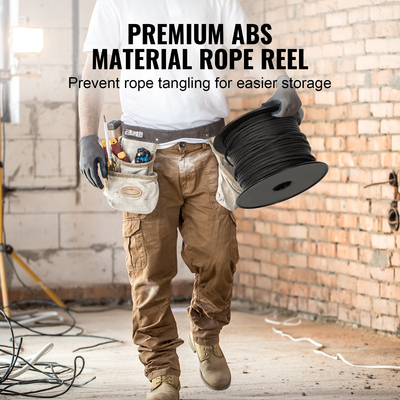 VEVOR Arborist Tree Climbing Rope Braided Nylon Rope 3/16&quot; x 1000&#039; 32-Strand