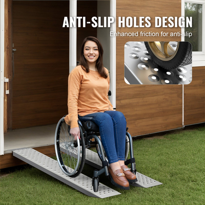 VEVOR 47,2&quot; x 8,5&quot; Ράμπες αλουμινίου 880 LBS Χωρητικότητα ράμπες φόρτωσης 2 ΤΕΜ