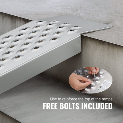 VEVOR 47,2&quot; x 8,5&quot; Ράμπες αλουμινίου 880 LBS Χωρητικότητα ράμπες φόρτωσης 2 ΤΕΜ