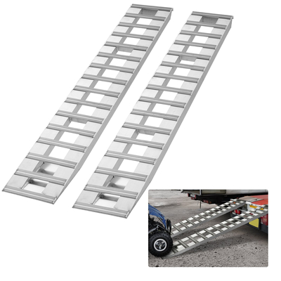 VEVOR 94&quot; x 15&quot; Ράμπες αλουμινίου 6000 LBS Χωρητικότητα ράμπες φόρτωσης 2 τμχ